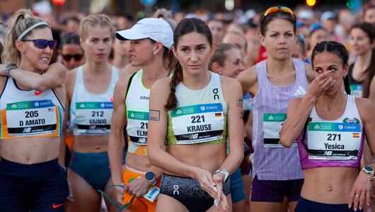 Gesa Krause musste beim Marathon in Valencia nach rund 30 Kilometern aufgeben.