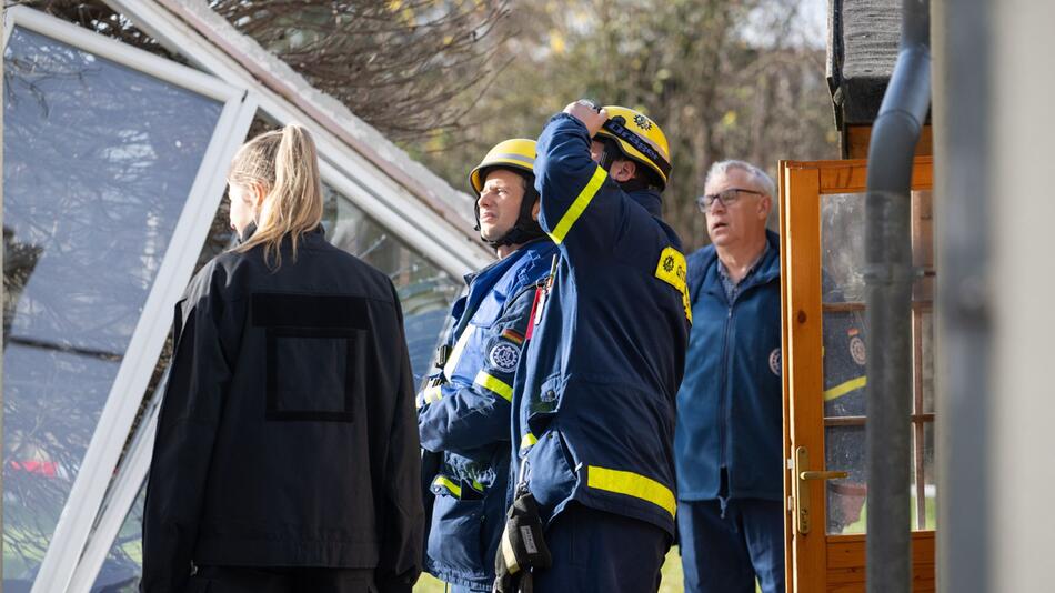 Haus in Worms nach Explosion