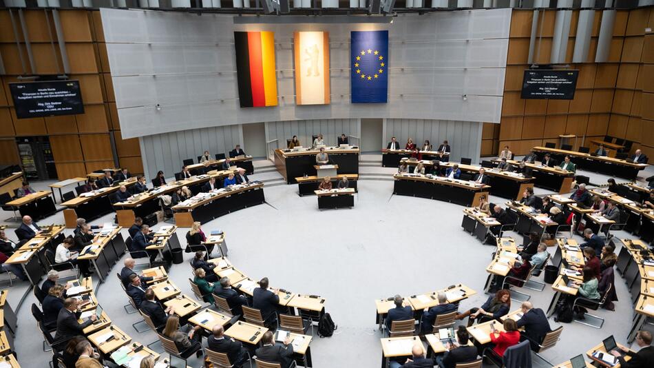 Plenarsitzung Berliner Abgeordnetenhaus