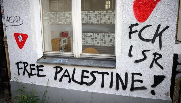 Antisemitische Schmierereien in Neukölln