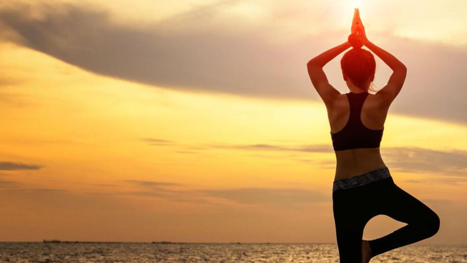 Yoga, Übung, Sonne