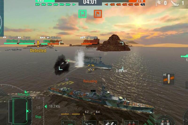 Szene aus World of Warships
