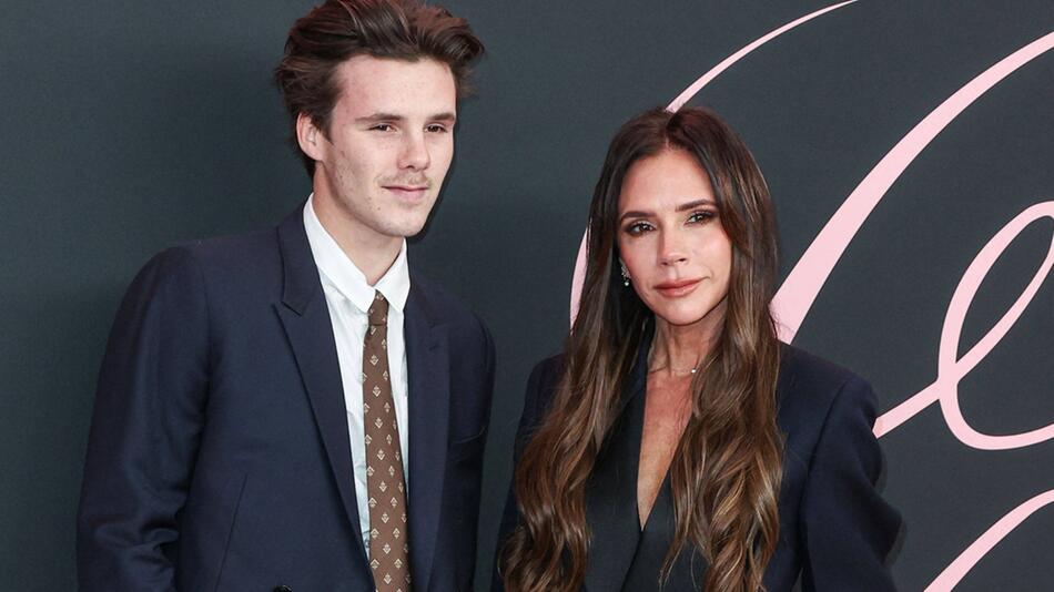 Cruz Beckham neben seiner Mutter Victoria bei einem Event im vergangenen Jahr.