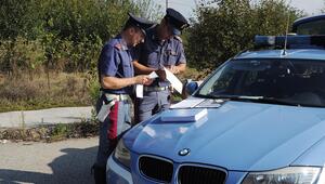 Italienische Autobahnpolizei 