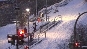 Winternacht: Eisige Kälte in Deutschland