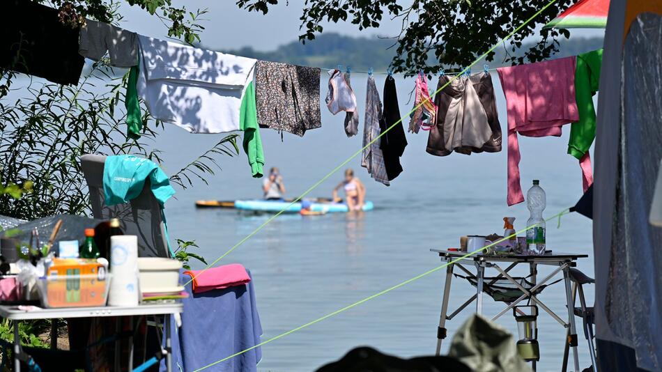 Volle Campingplätze in Oberbayern