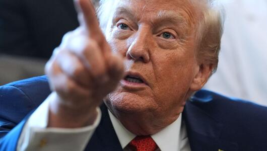 US-Präsident Trump im Oval Office.