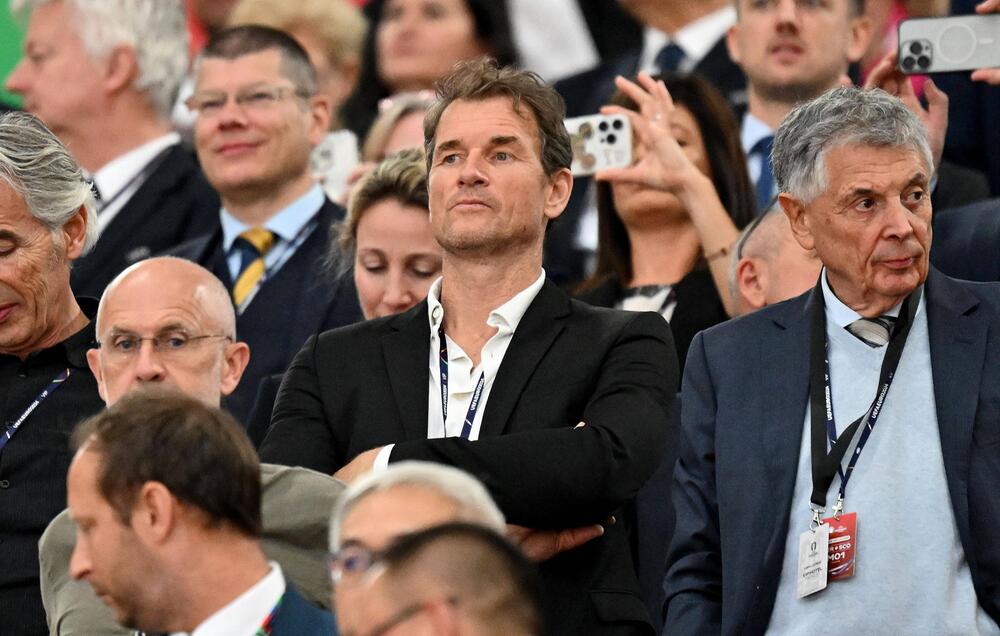 Ex-Nationaltorwart Jens Lehmann als Zuschauer des EM-Eröffnungsspiels Deutschland gegen Schottland