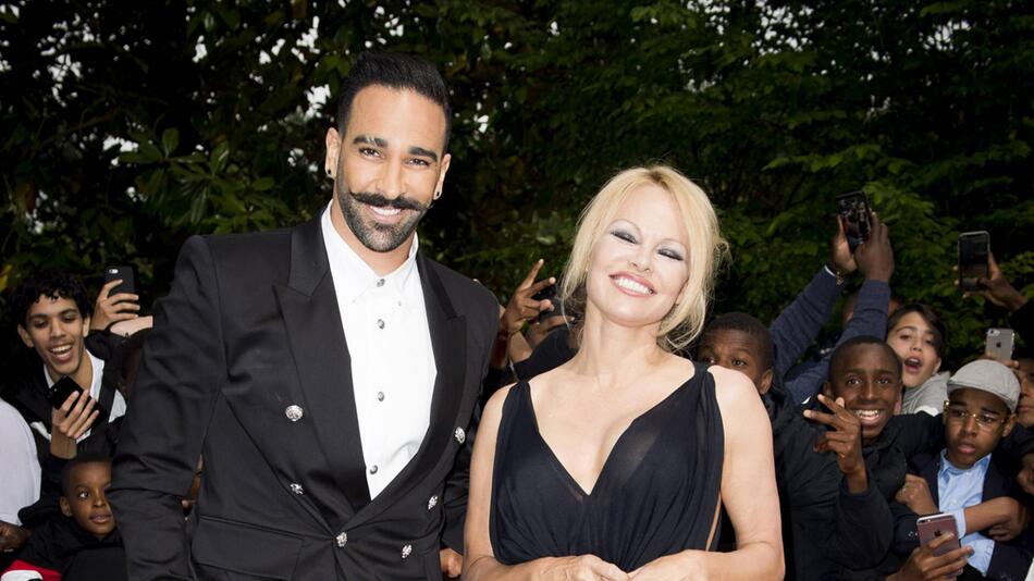 Pamela Anderson und Adil Rami