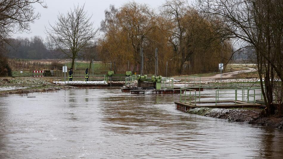 Hochwasser in Sachsen-Anhalt - Oberröblingen