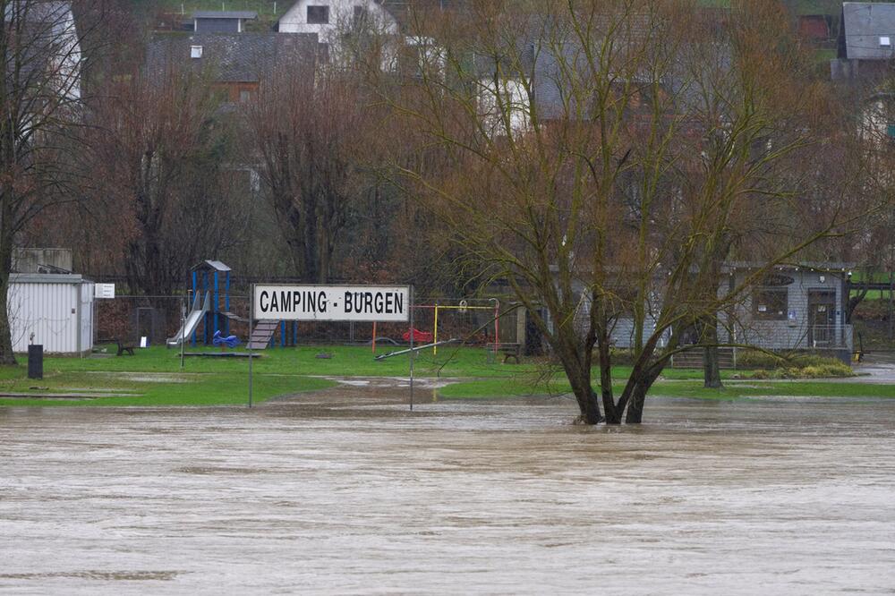 Hochwasser an der Mosel