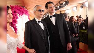 Matteo Bocelli (r.) mit seinem berühmten Vater Andrea Bocelli.