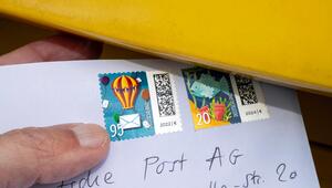 Briefmarke mit Ergänzungsmarke