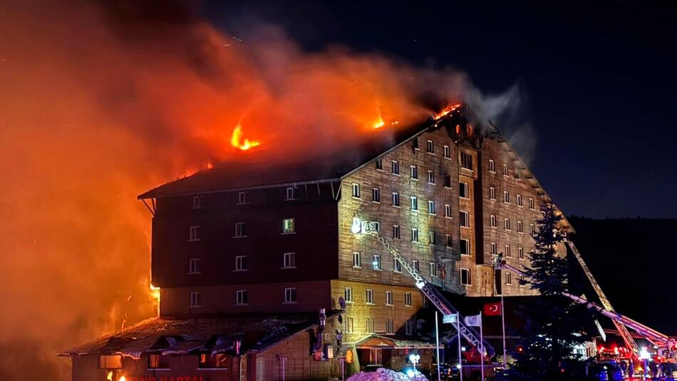 Brand in Ski-Ressort in der Türkei