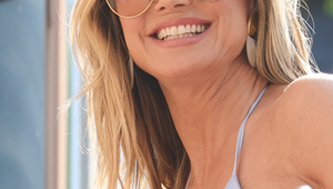 Heidi Klum: Bikini-Werbung mitten in Köln