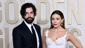 Elizabeth Olsen und Robbie Arnett bei den Golden Globes im Jahr 2024.
