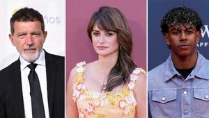 Die spanischen Prominenten Antonio Banderas, Penélope Cruz und Lamine Yamal haben auf das ...