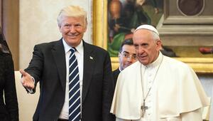 Donald Trump während einer Audienz bei Papst Franziskus im Jahr 2017.