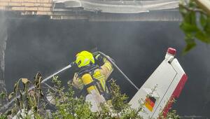 Korschenbroich am Niederrhein: Zwei Tote bei Flugzeugabsturz auf Wohnhaus