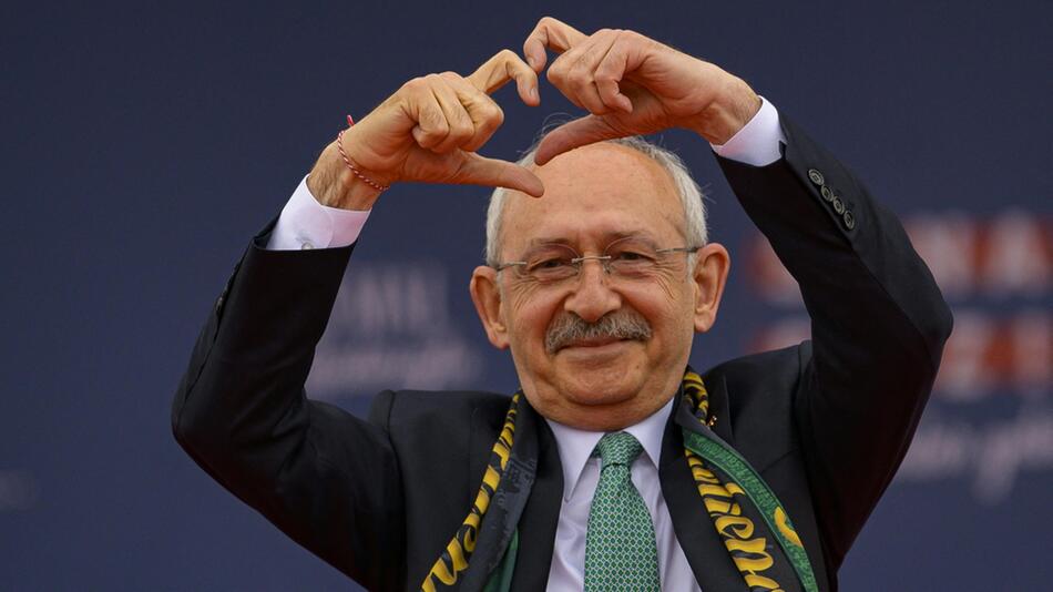 Kemal Kilicdaroglu fordert Recep Tayyip Erdoğan bei den Wahlen am 14. Mai 2023 in der Türkei heraus