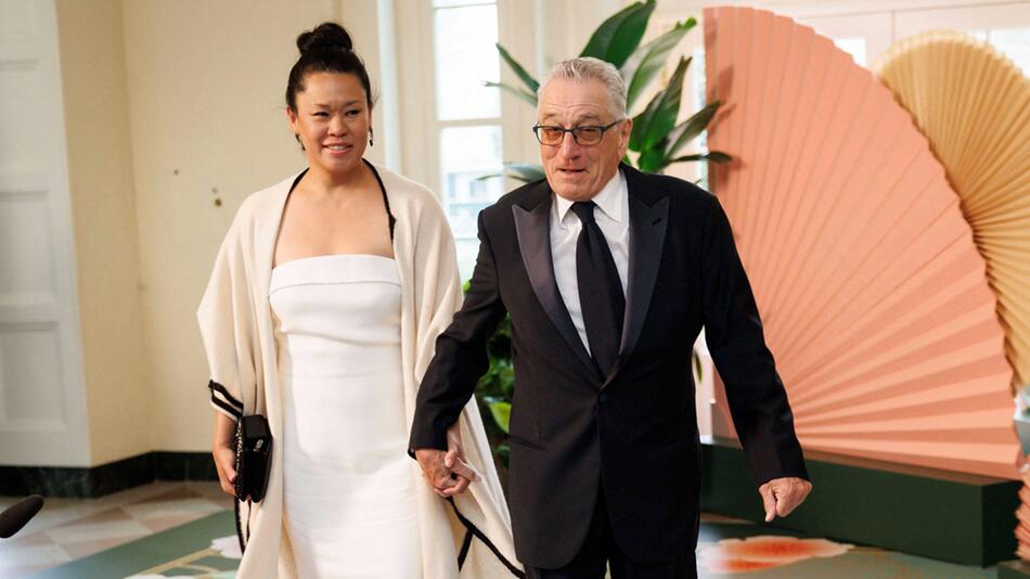Tiffany Chen und Robert De Niro besuchten gemeinsam das Weiße Haus.