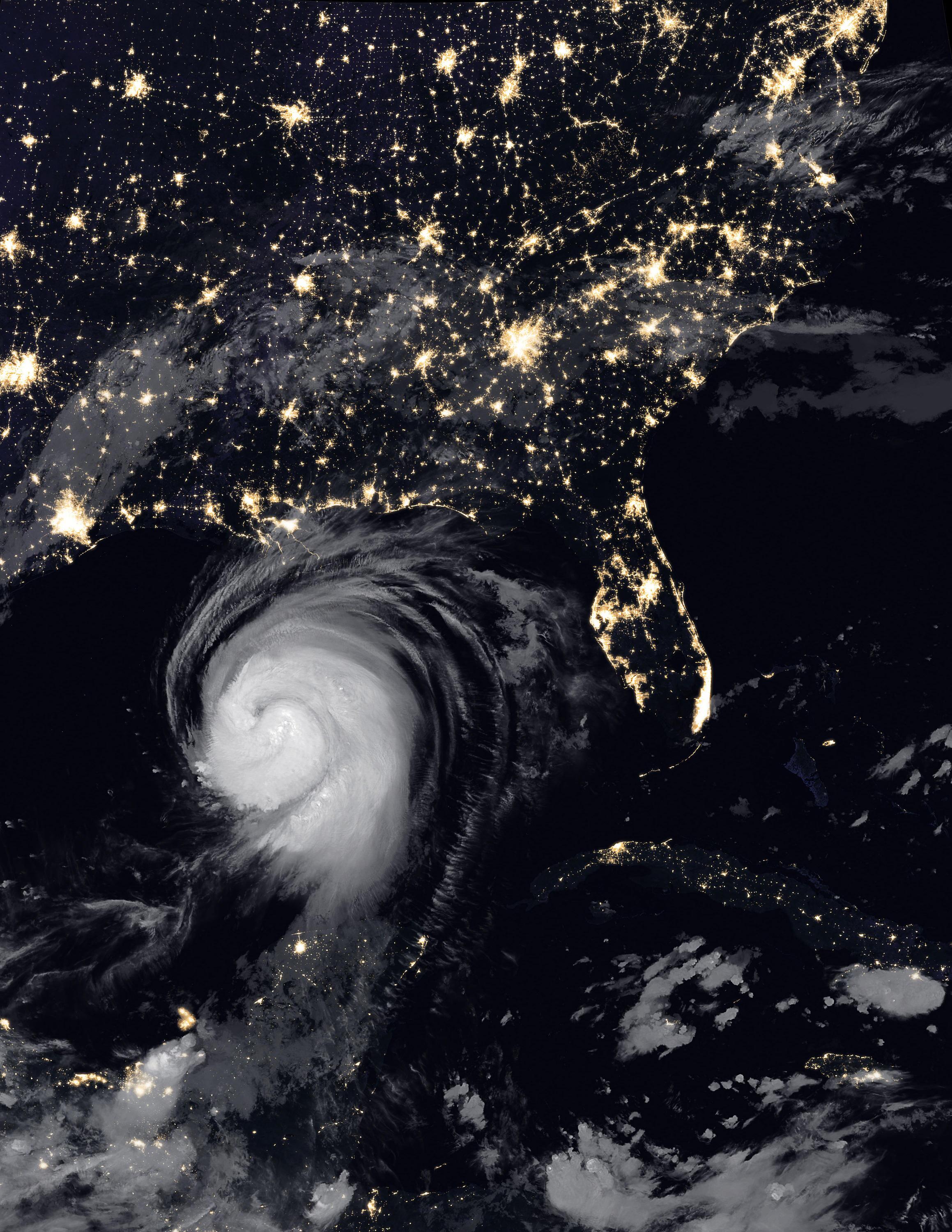 Bild des Hurrikans 