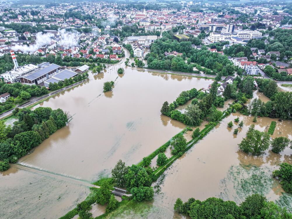 Hochwasser in Pfaffenhofen an der Ilm