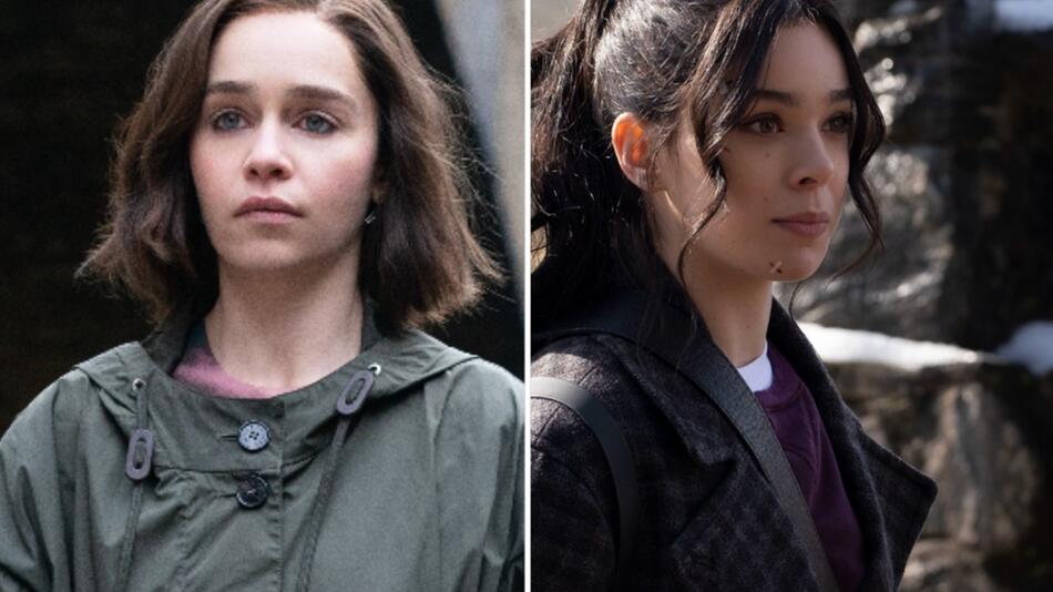 Emilia Clarke (l.) als G'iah und Hailee Steinfeld als Kate Bishop könnten die Zukunft von Marvel ...