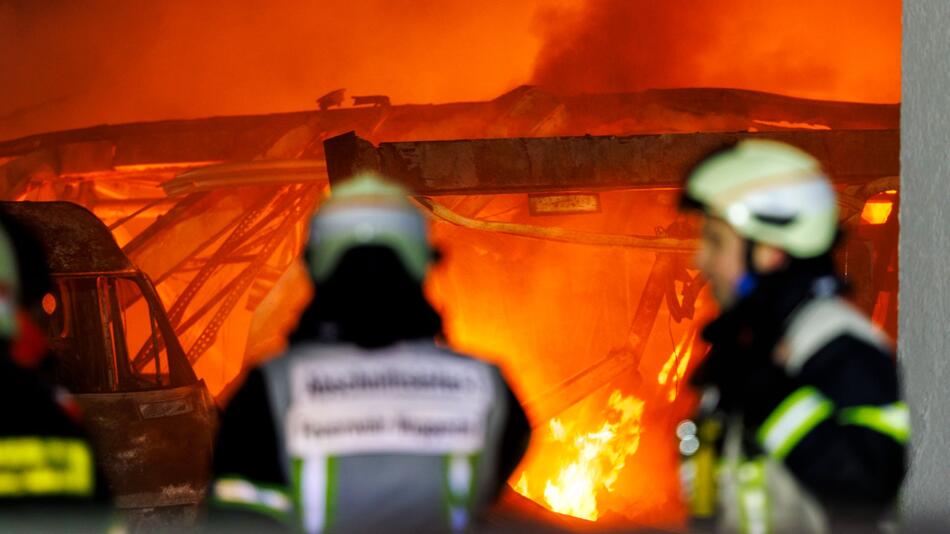 Feuer in Wuppertal