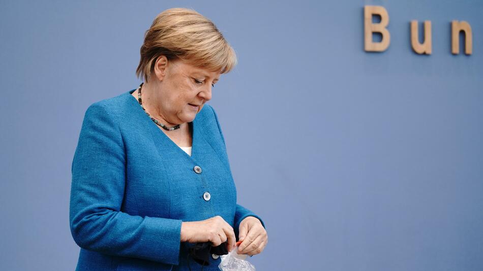 Traditionelle Sommer-Pressekonferenz mit Bundeskanzlerin Merkel