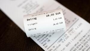Rechnung in einem Restaurant