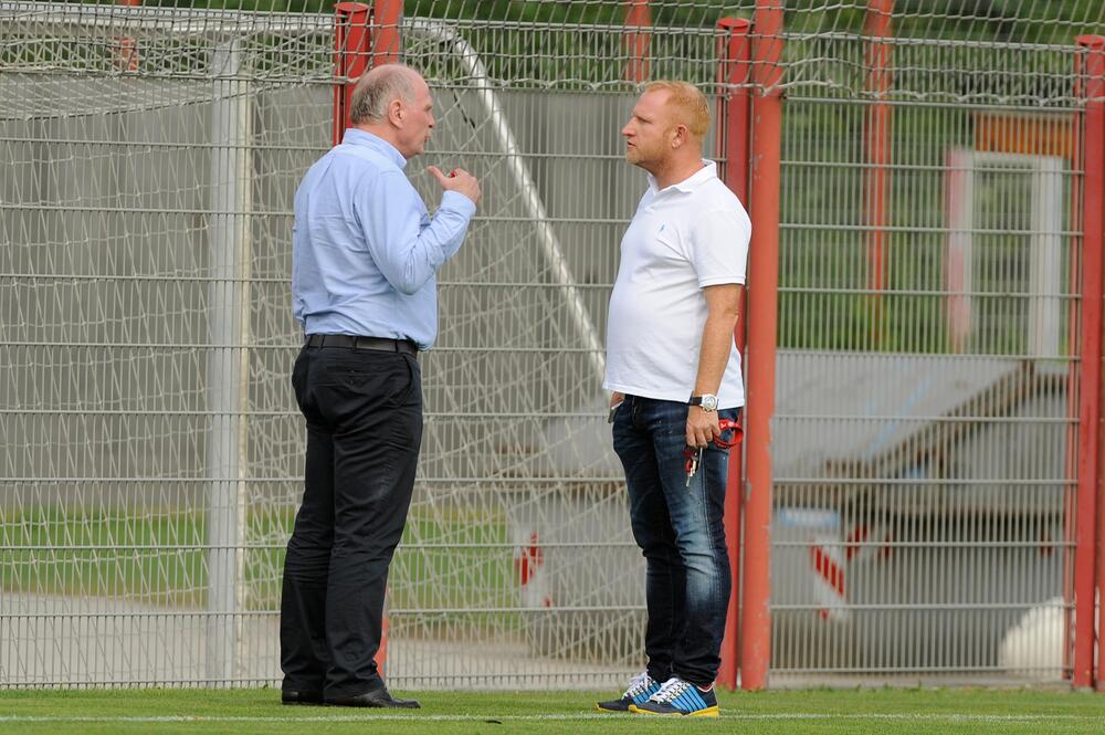 Uli Hoeneß und Heiko Vogel