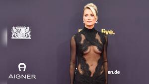 Lena Gercke in ihrem gewagten Look.