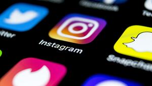 Display mit App-Symbolen, im Fkos Instagram
