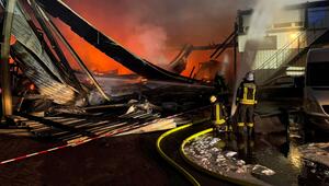 Brand in Industriegebiet in Wassenberg