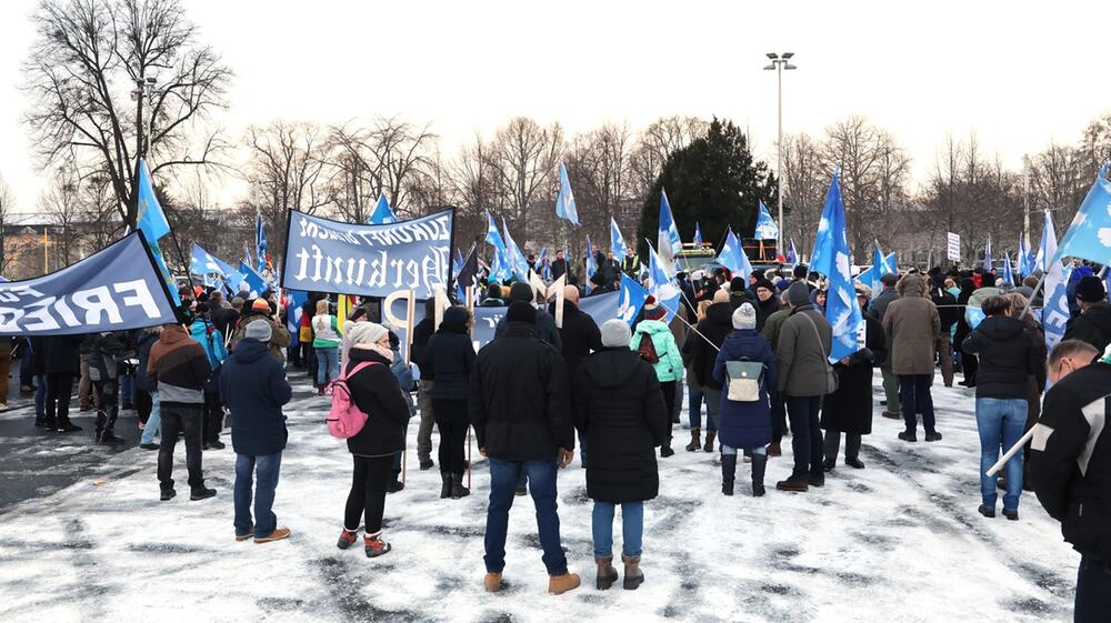 Demonstration "Frieden – auch vor der eigenen Haustür"