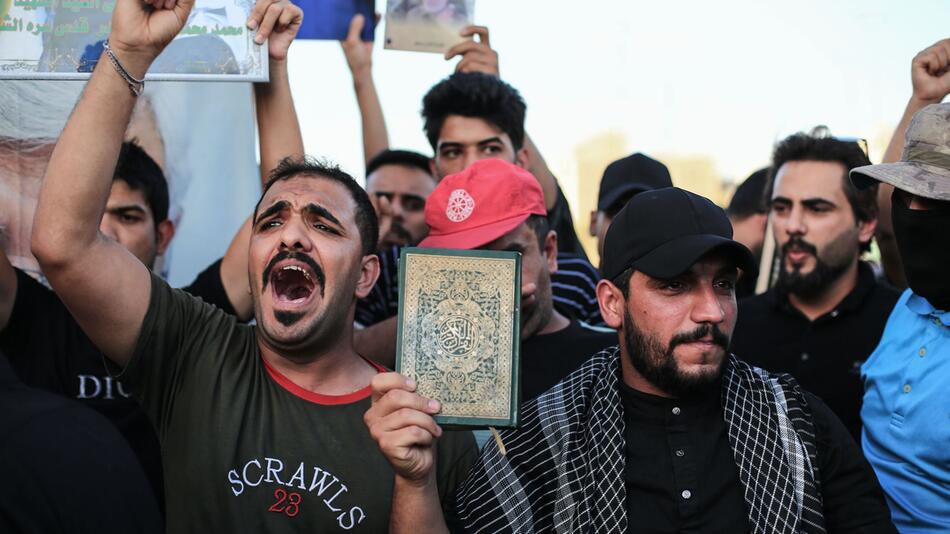 Proteste im Irak gegen Koranverbrennungen