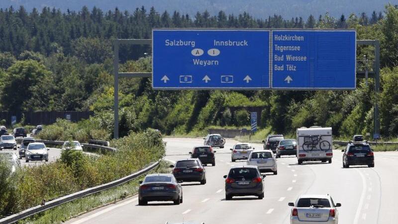 Autobahnverkehr in Bayern