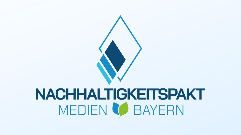 Nachhaltigkeitspakt Medien Bayern Logo