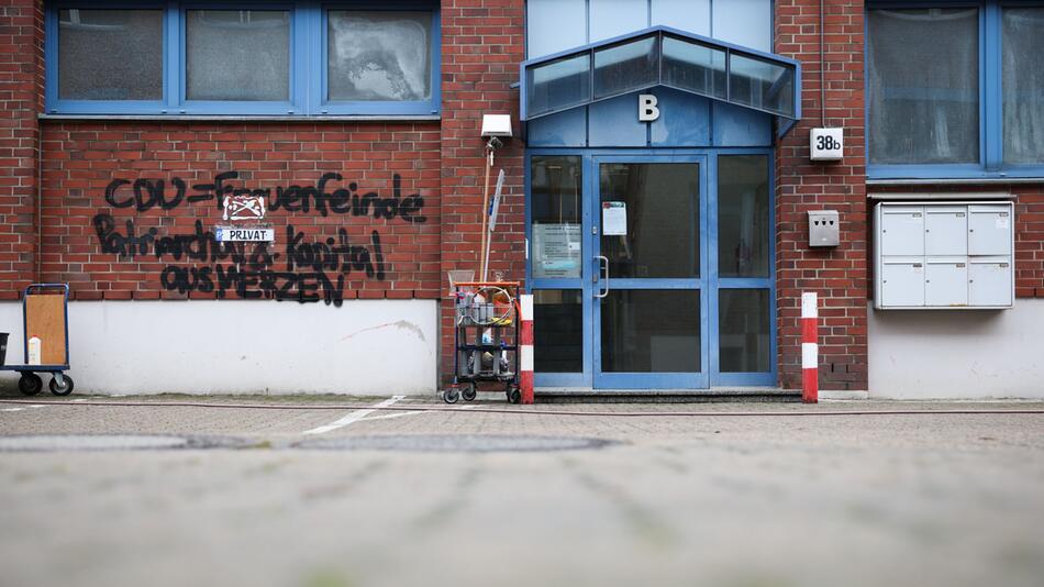 Hamburger CDU-Büro beschmiert