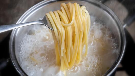 Kochende Spaghetti