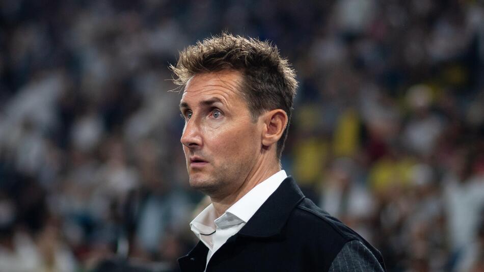 Miroslav Klose als Gast des Länderspiels Deutschland gegen Frankreich in Dortmund
