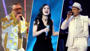 Stefan Raab (l.), Lena Meyer-Landrut und Roger Cicero 