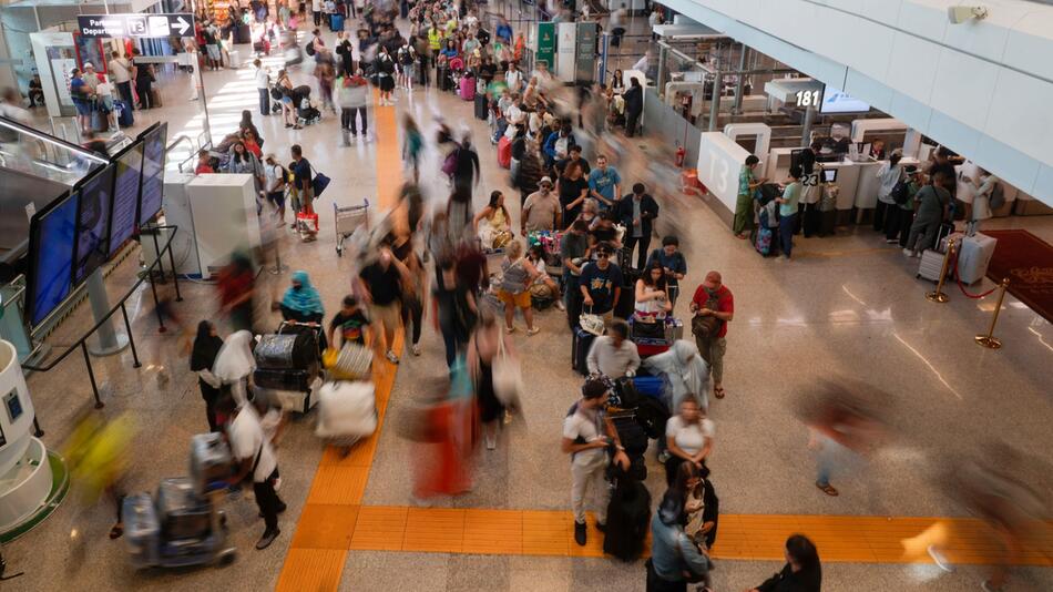 Flughafen Fiumicino bei Rom