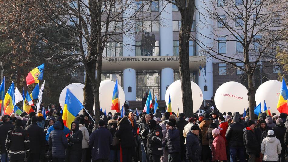 Protest in der Republik Moldau