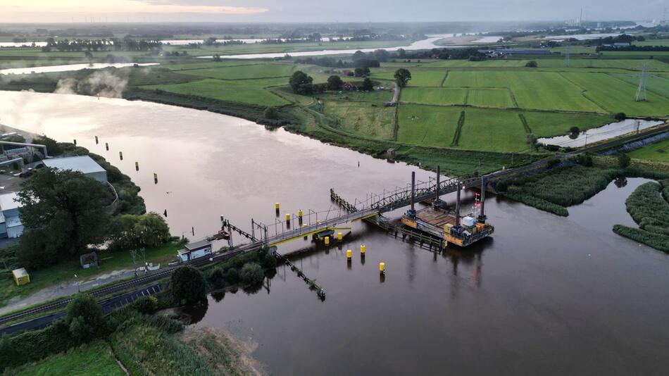 Reparatur der Huntebrücke