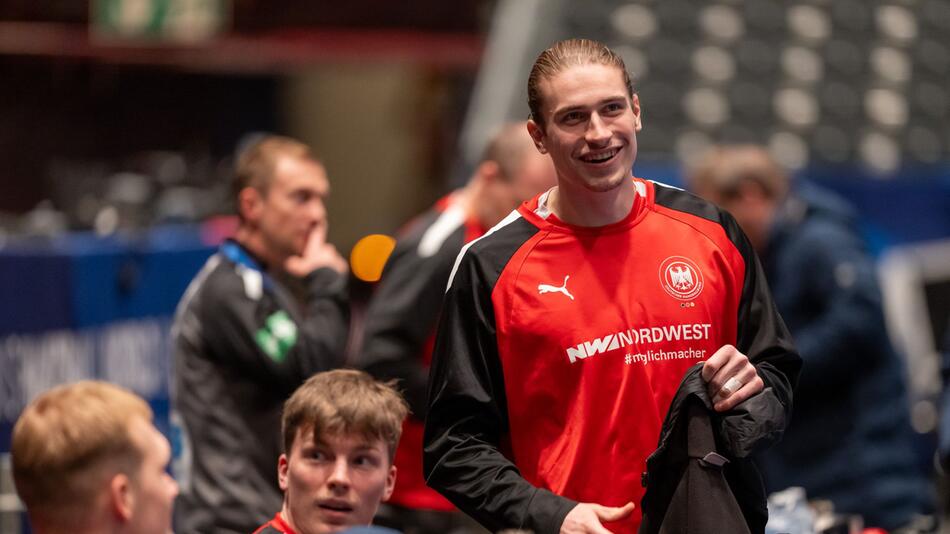 Handball-WM - Training Deutschland