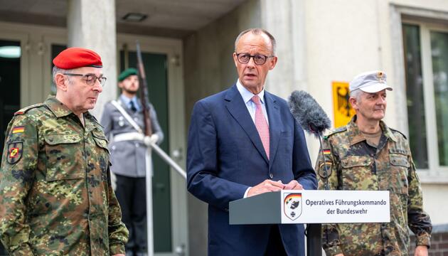 Kanzler Merz bei der Bundeswehr