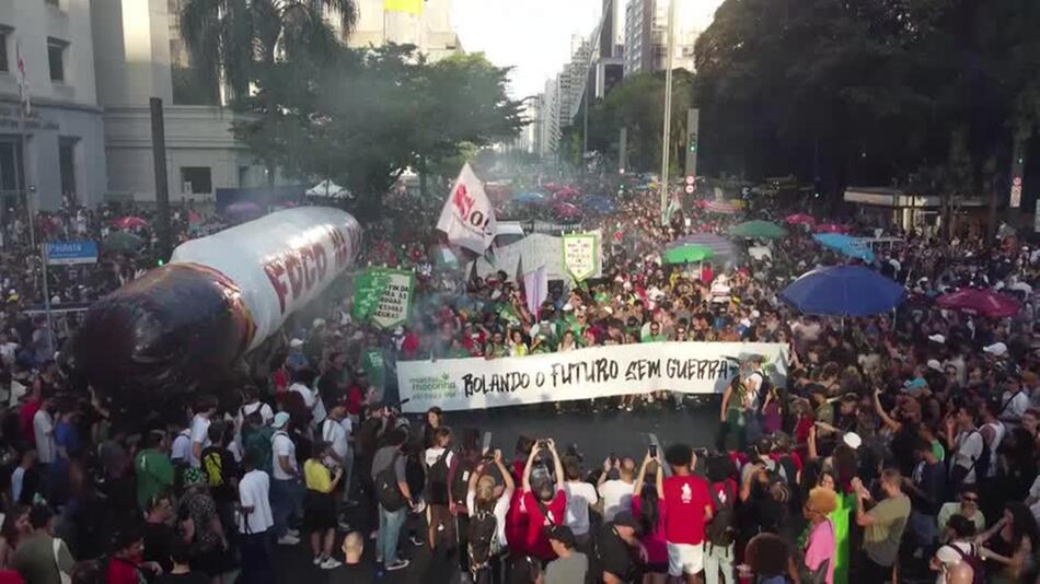 Brasilien: Tausende demonstrieren für Legalisierung von Cannabis