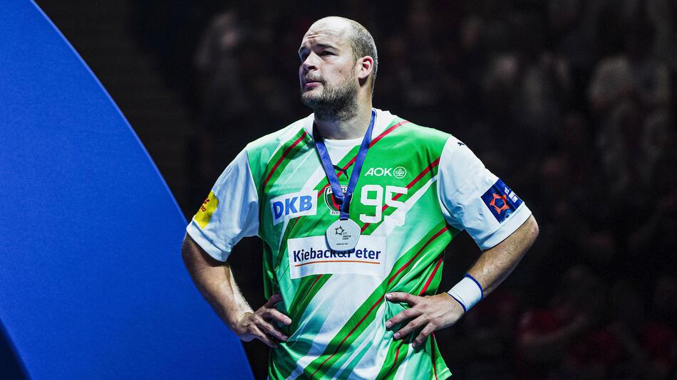 Paul Drux mit der Silbermedaille nach dem Finale der European League